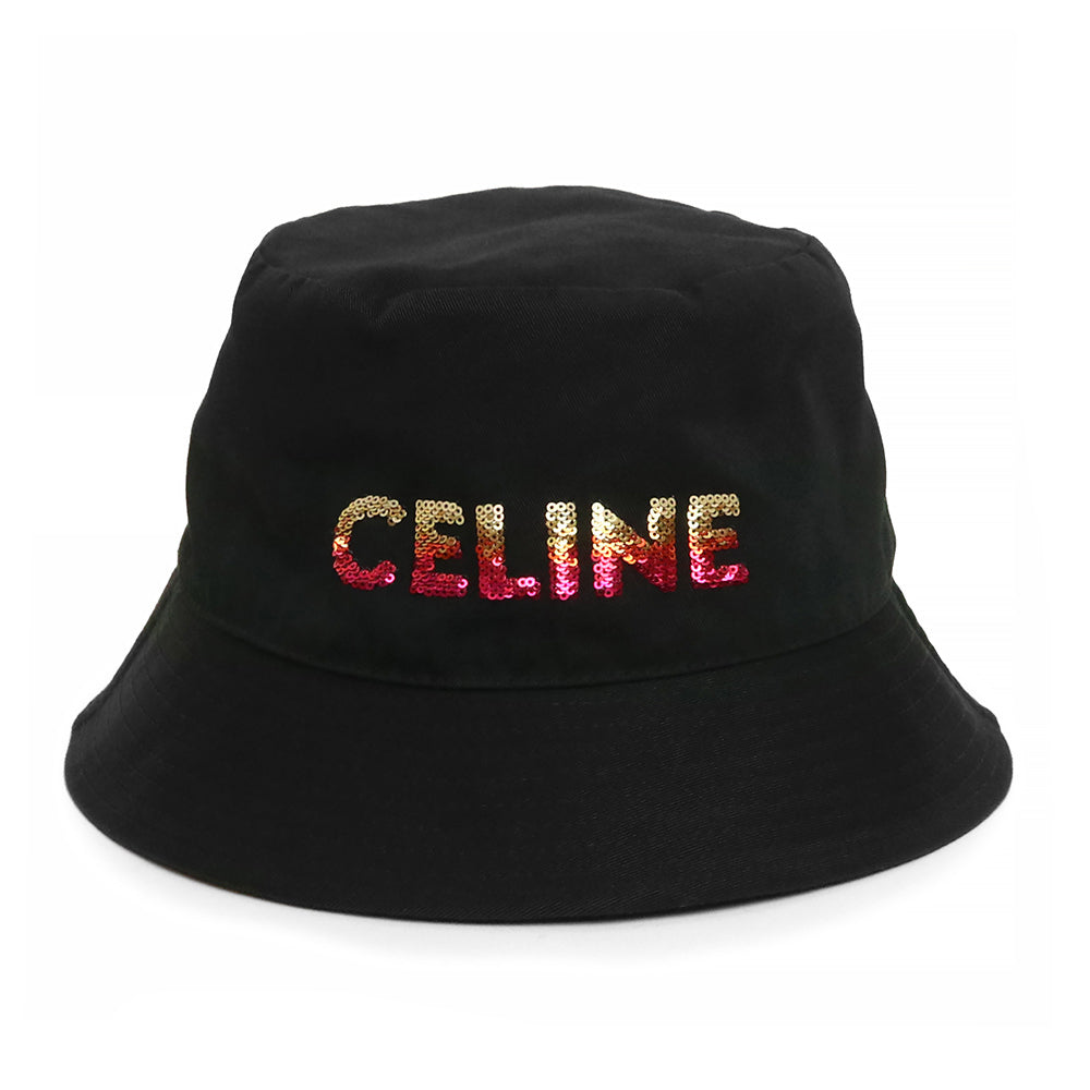 CELINE - CELINE バケットハット ロゴ トリオンフ TRIOMPHE 帽子