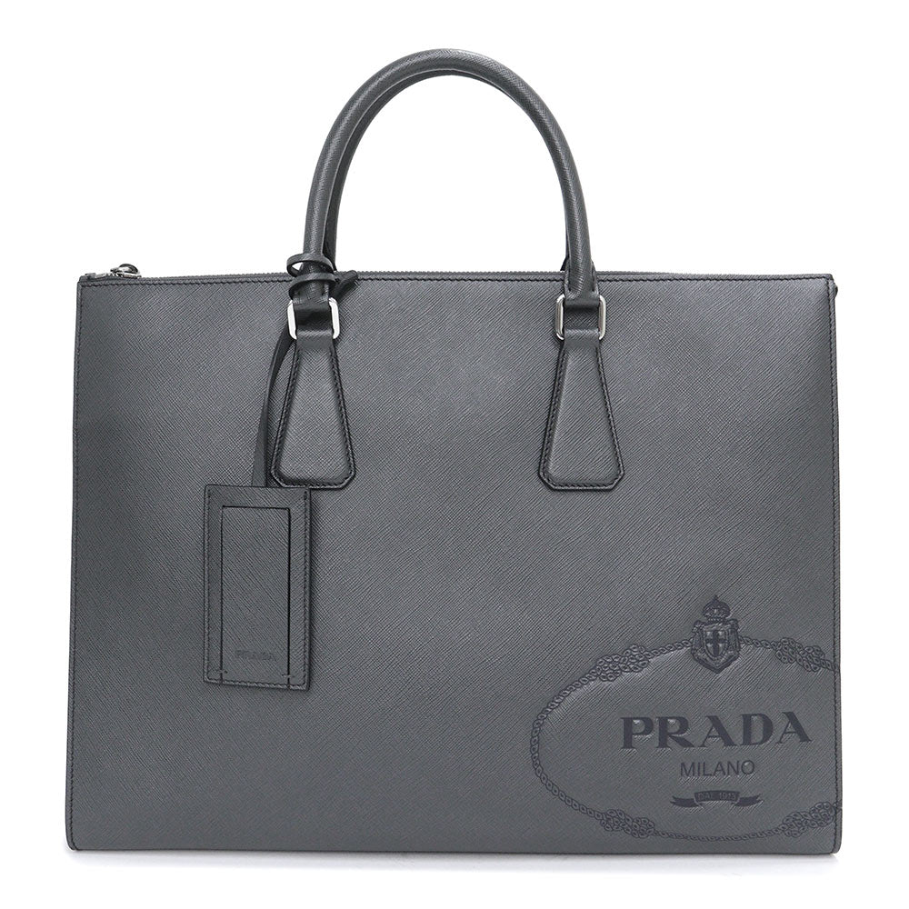 新品・未使用品】プラダ PRADA サフィアーノ トラベル ビジネスバッグ 