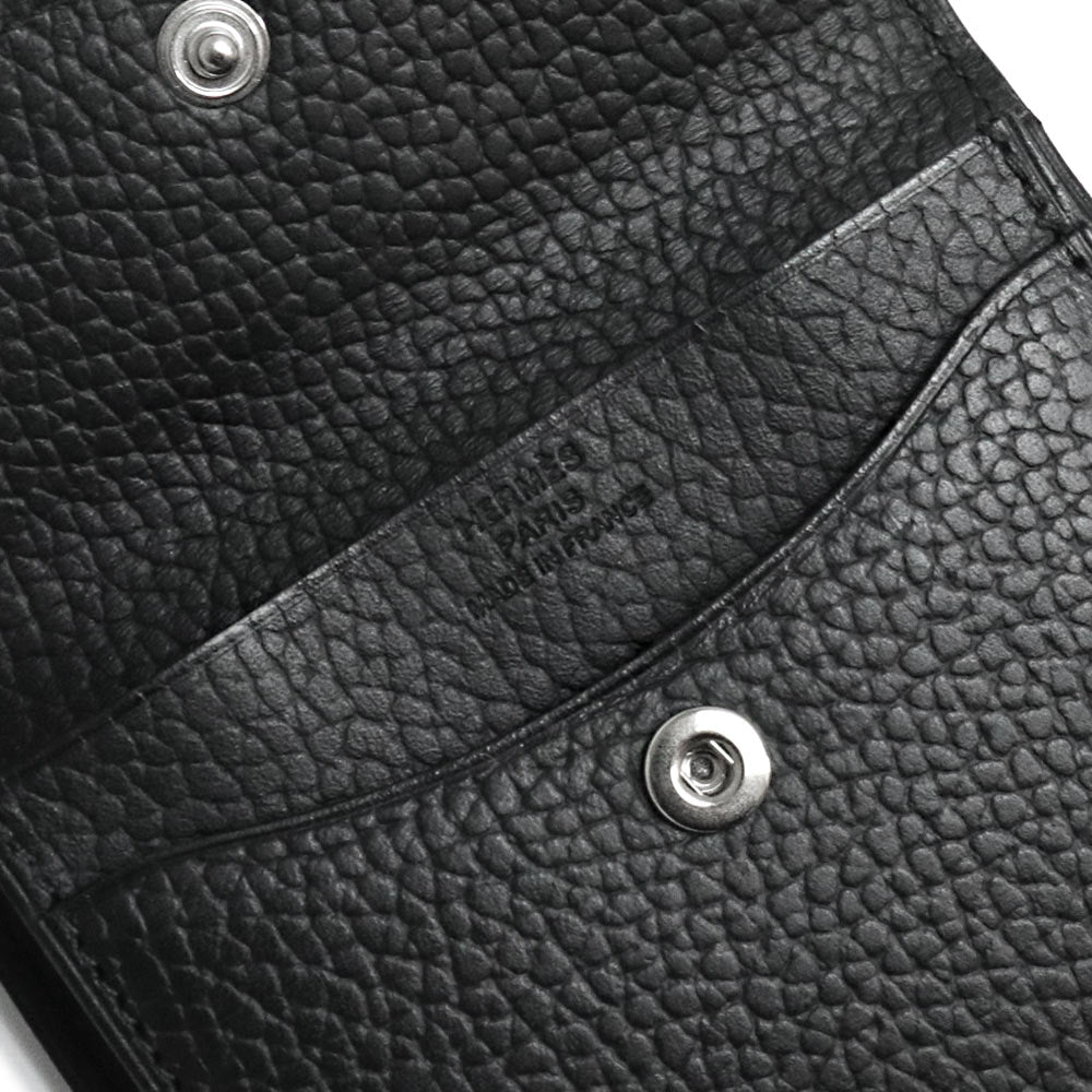 HERMES エルメス カードケース 名刺入れ イリアード コンパクト ケース - ブルーニュイ トゴ ユニセックス シルバー金具 超美品【本物保証】 HERMES（エルメス） カードケース 名刺入れ イリアード コンパクト