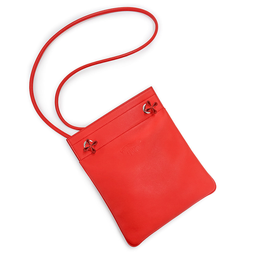 【新品・未使用品】エルメス HERMES サックアリーヌ ミニ ショルダーバッグ 斜め掛け ヴォースイフト レザー Rouge de coeur  ルージュ クー レッド 赤 シルバー金具 Y刻印 箱付