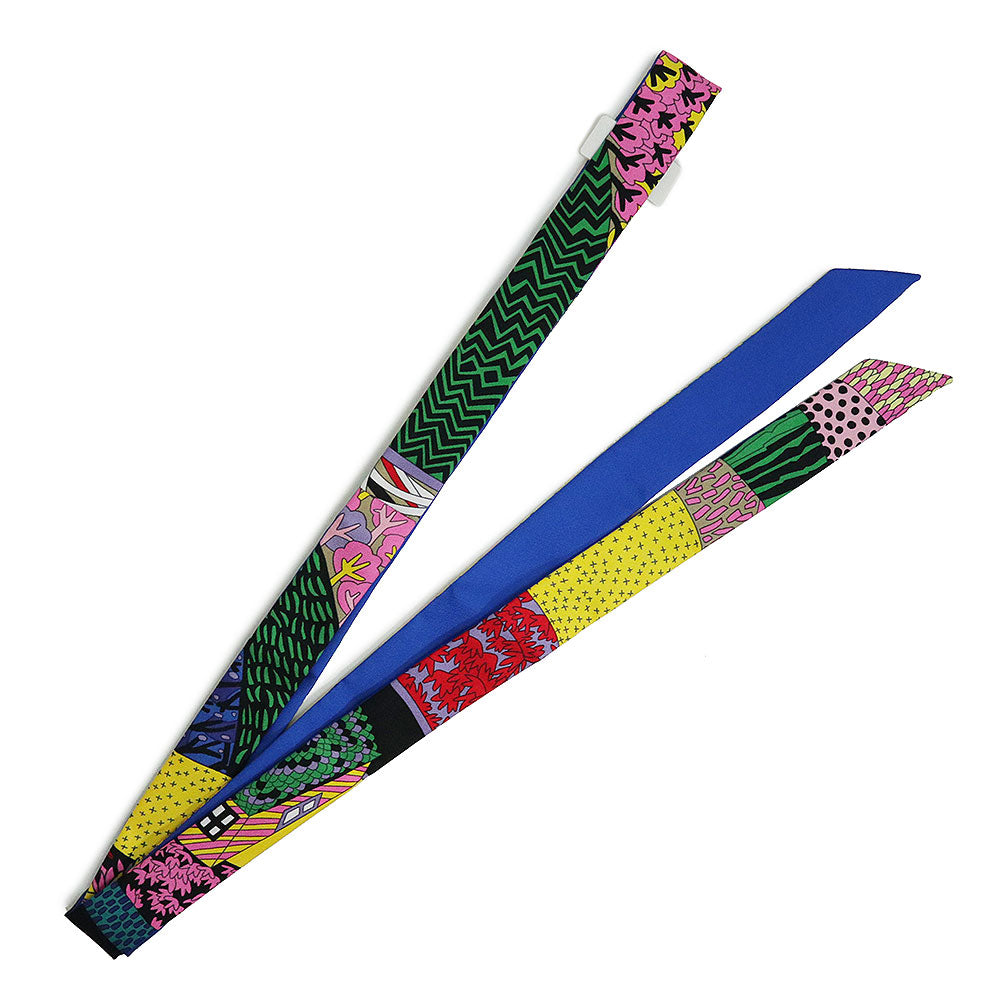 こ*こ様 【新品タグ付き】エルメス ツイリー パンタンシティ パープル ブルー ツイリー – BrandCity