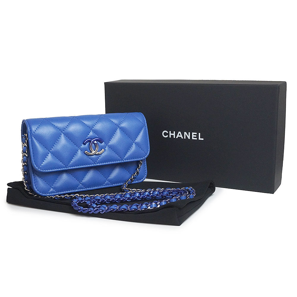 新品・未使用品】シャネル CHANEL フラップ フォーン ケース チェーン