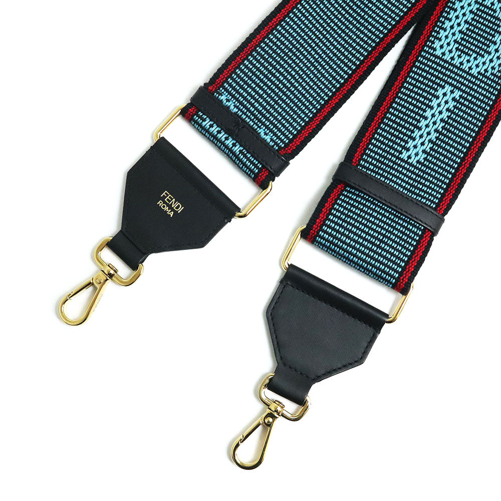 極美品 フェンディ FENDI ストラップユーミニ FF ロゴ/YM2