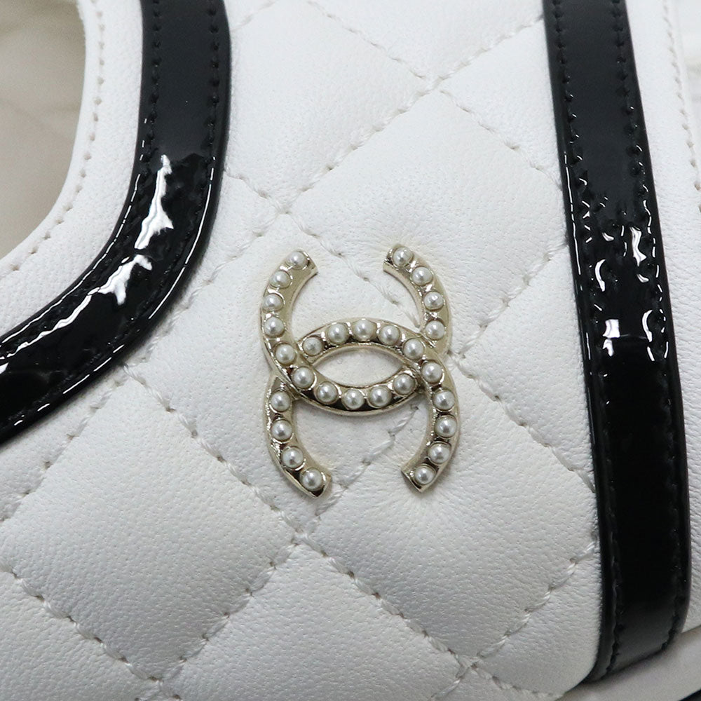 未使用 展示品】シャネル CHANEL マトラッセ ココマーク パール