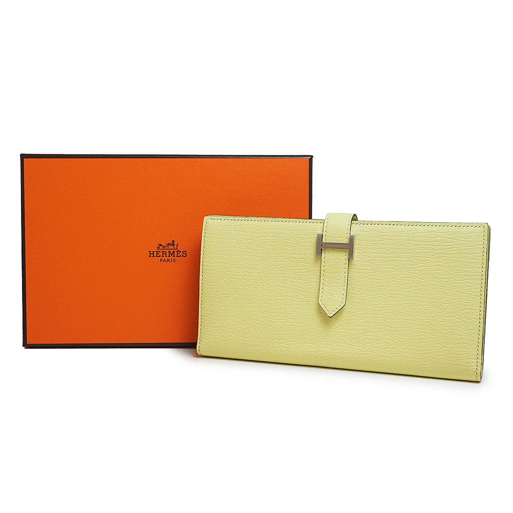 ✨美品✨HERMES エルメス ベアンスフレ シェブルミゾル 長財布 HERMES エルメス 長財布 ベアンスフレ シェブルミゾル ブラック
