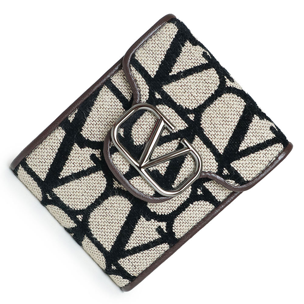 LOEWE ロエベ クロコダイル レザー 二つ折り 札入れ ブラック 黒