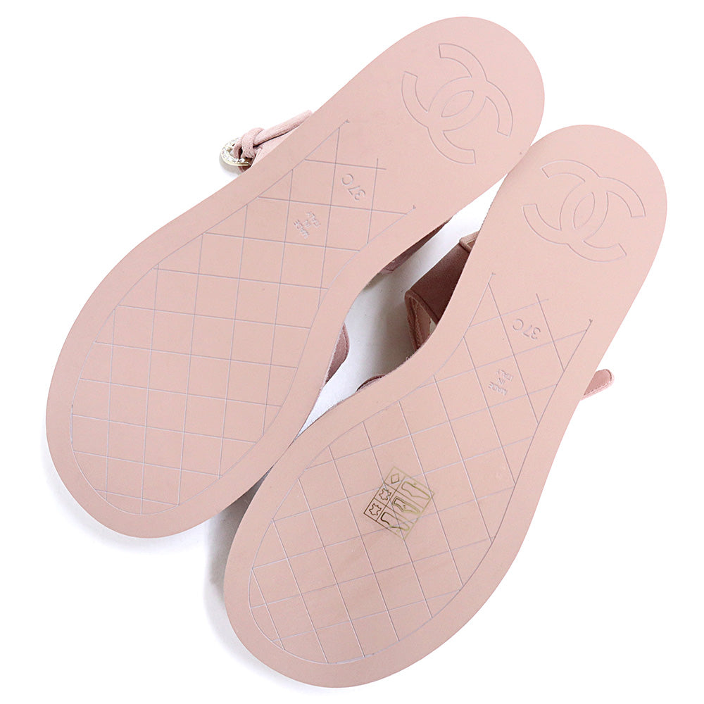 ［極美品］シャネル　ローファーサンダル　ココマーク　ラインストーン　ミュール 極美品］シャネルローファーサンダルココマークラインストーン