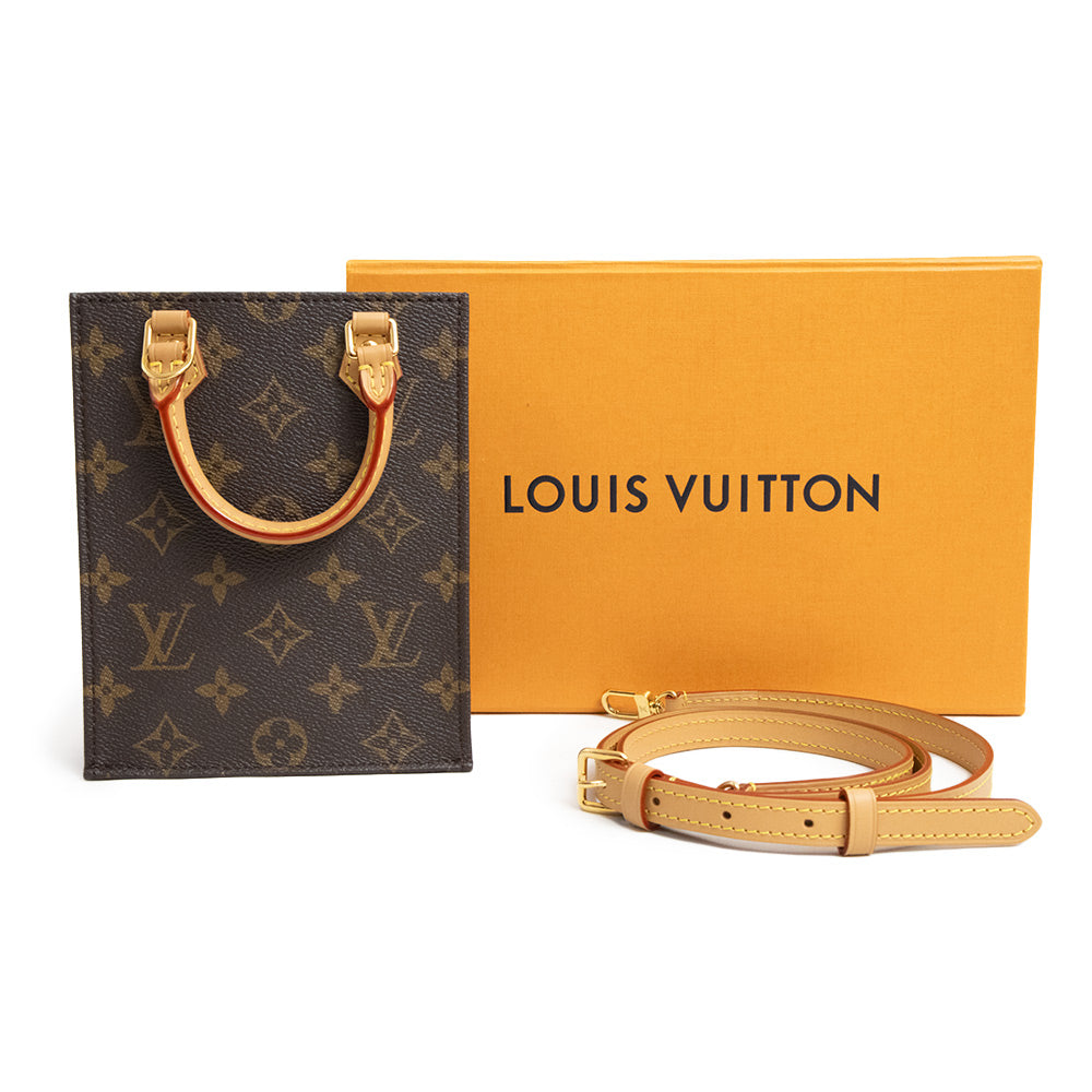 新品・未使用品】ルイ ヴィトン LOUIS VUITTON プティット サックプラ 2Way ショルダー 斜め掛け ハンドバッグ モノグラ –  BrandCity