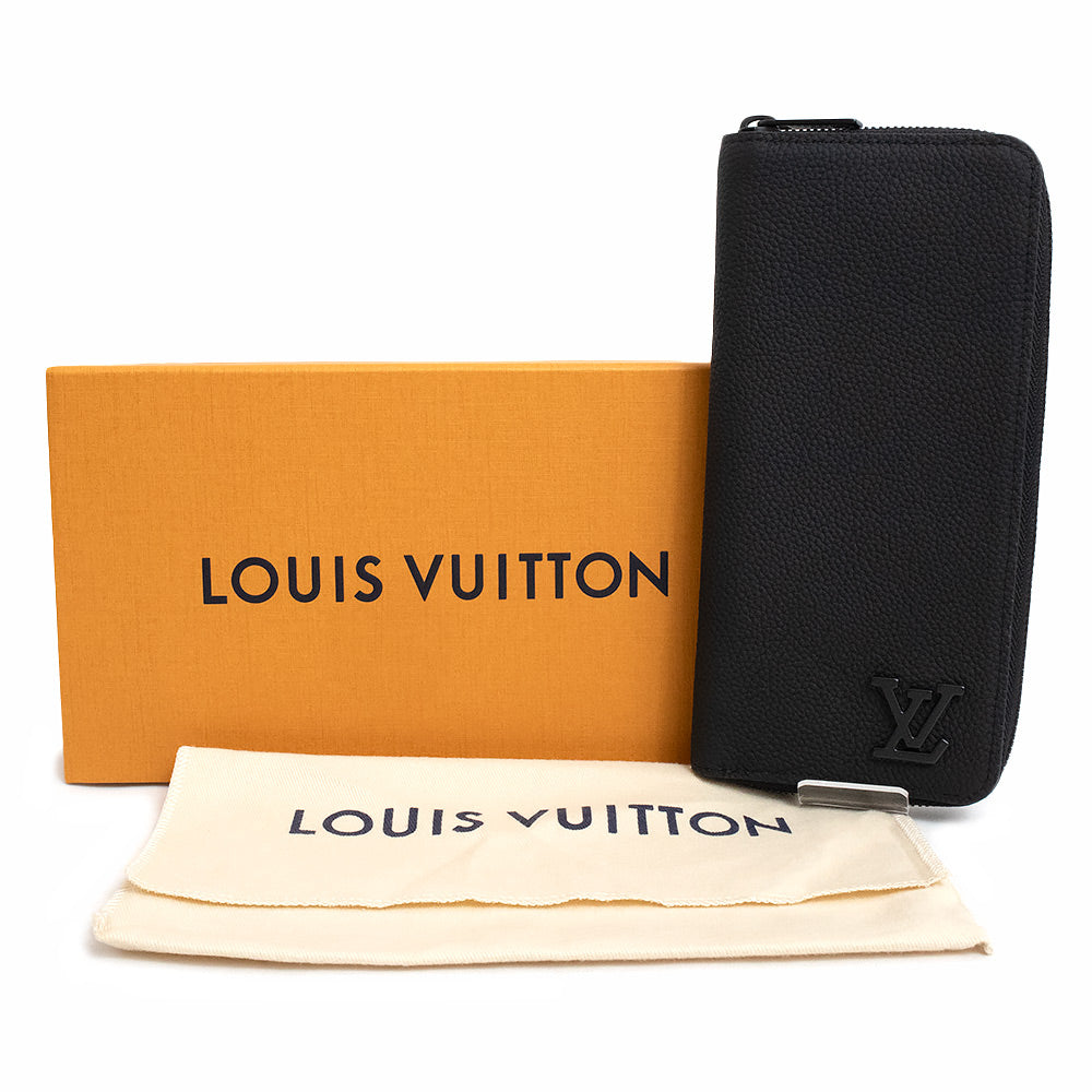 【新品・未使用品】ルイ ヴィトン LOUIS VUITTON ジッピーウォレット ヴェルティカル ラウンドファスナー 長財布 アエログラムレザー  ノワール ブラック 黒 M81743 箱付