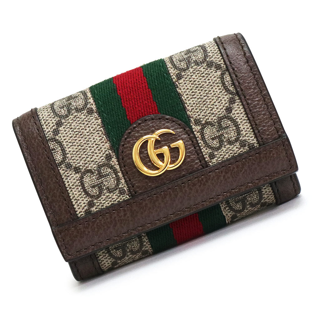 新品・未使用品】グッチ GUCCI オフィディア GG ミニ ウォレット コンパクト 三つ折り財布 GGスプリームキャンバス カーフスキン –  BrandCity