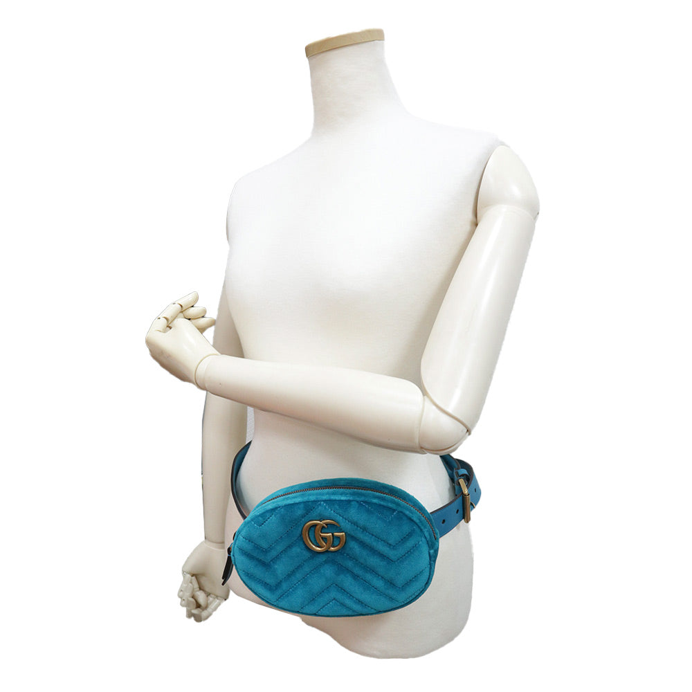 未使用 展示品】グッチ GUCCI GGマーモント ベルト ボディ