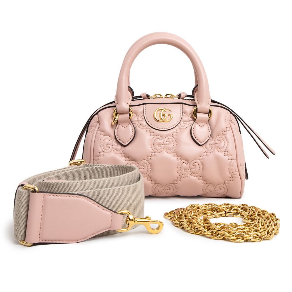 未使用 展示品】グッチ GUCCI GGマトラッセ レザー ミニバッグ 3Way