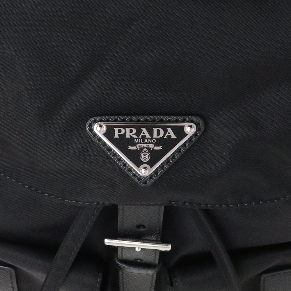 新品・未使用品】プラダ PRADA スモール リュックサック 三角ロゴプレート デイパック バックパック VELA ナイロン NERO ネ –  BrandCity