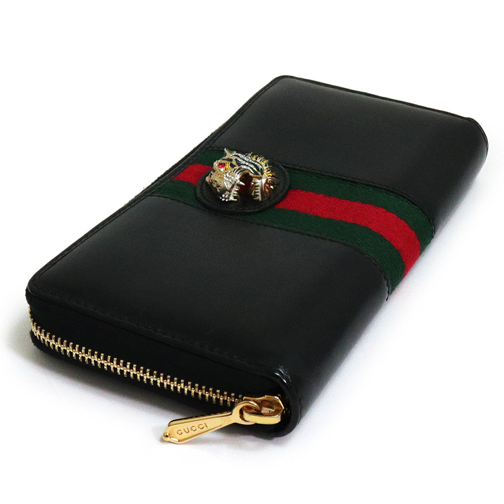 未使用 展示品】グッチ GUCCI ラジャ タイガーヘッド ウェブ