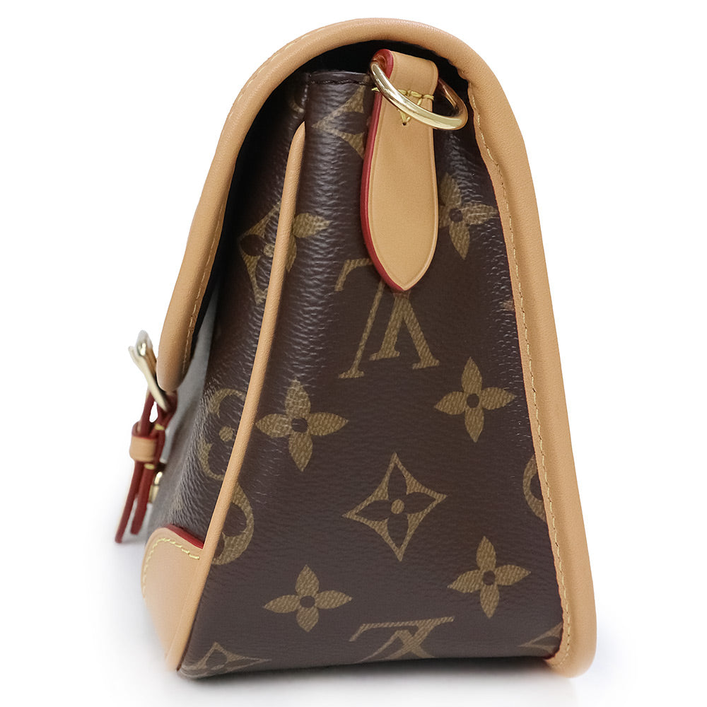 【新品・未使用品】ルイ ヴィトン LOUIS VUITTON ディアヌ NM PM 2way ショルダー ハンドバッグ 斜め掛け モノグラム レザー  ブラウン ブラック 黒 茶 ゴールド金具 M45985 箱付