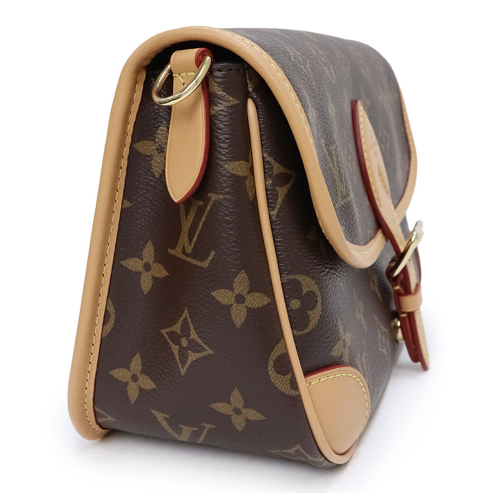 【新品・未使用品】ルイ ヴィトン LOUIS VUITTON ディアヌ NM PM 2way ショルダー ハンドバッグ 斜め掛け モノグラム レザー  ブラウン ブラック 黒 茶 ゴールド金具 M45985 箱付