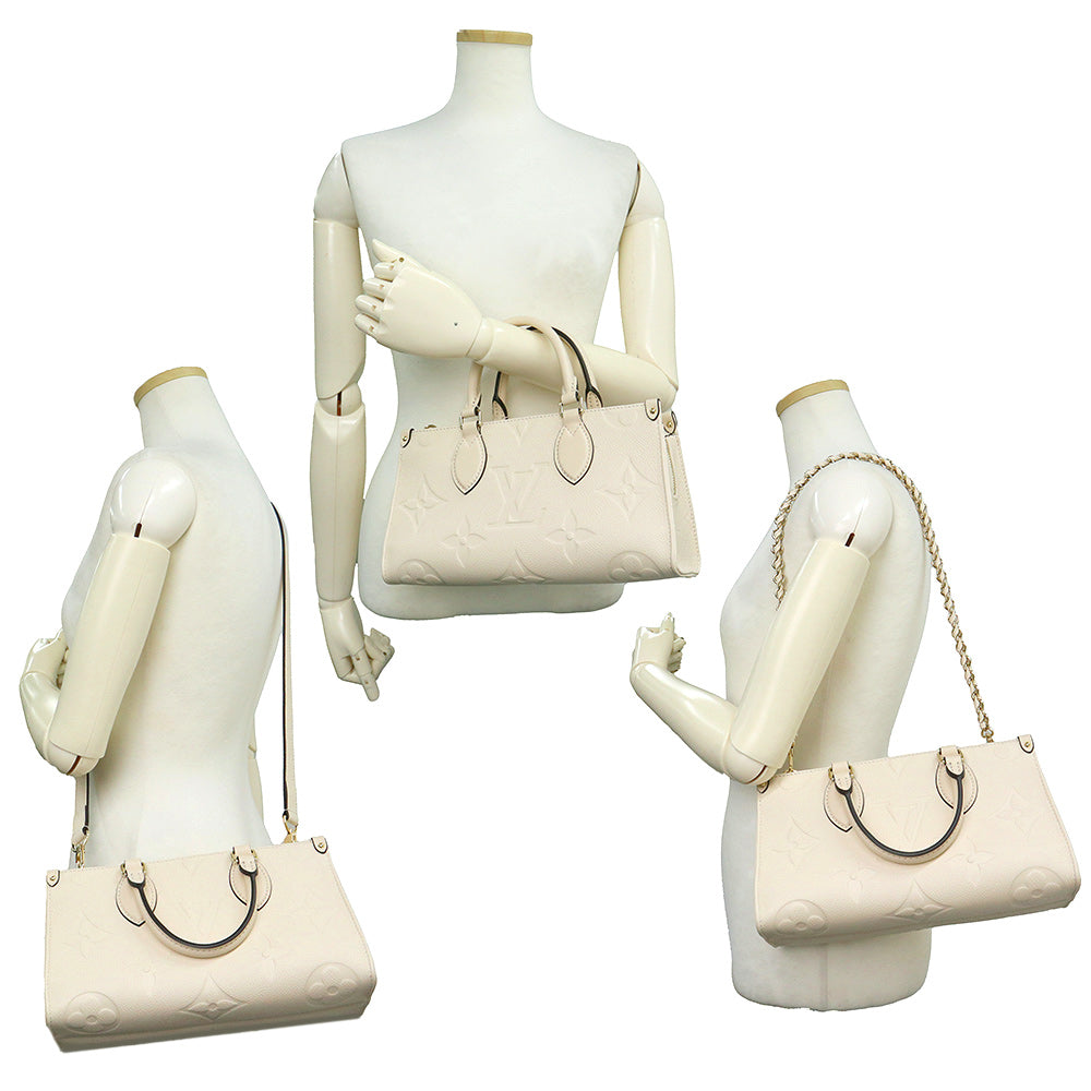 未使用 展示品】ルイ ヴィトン LOUIS VUITTON オンザゴー EW チェーン
