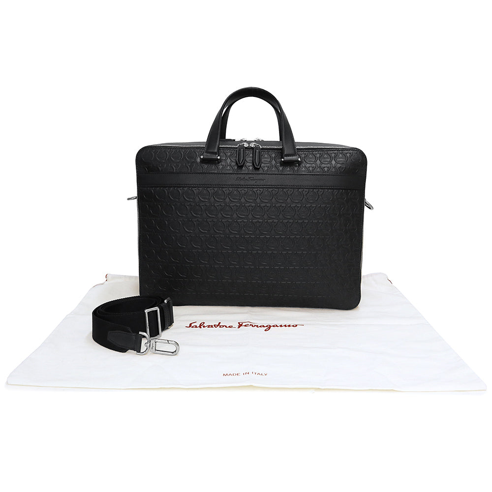 ferragamo　フェラガモ　2way　ビジネス　ショルダーバッグ　ガンチーニ 新品・未使用品】サルヴァトーレフェラガモ Salvatore Ferragamo