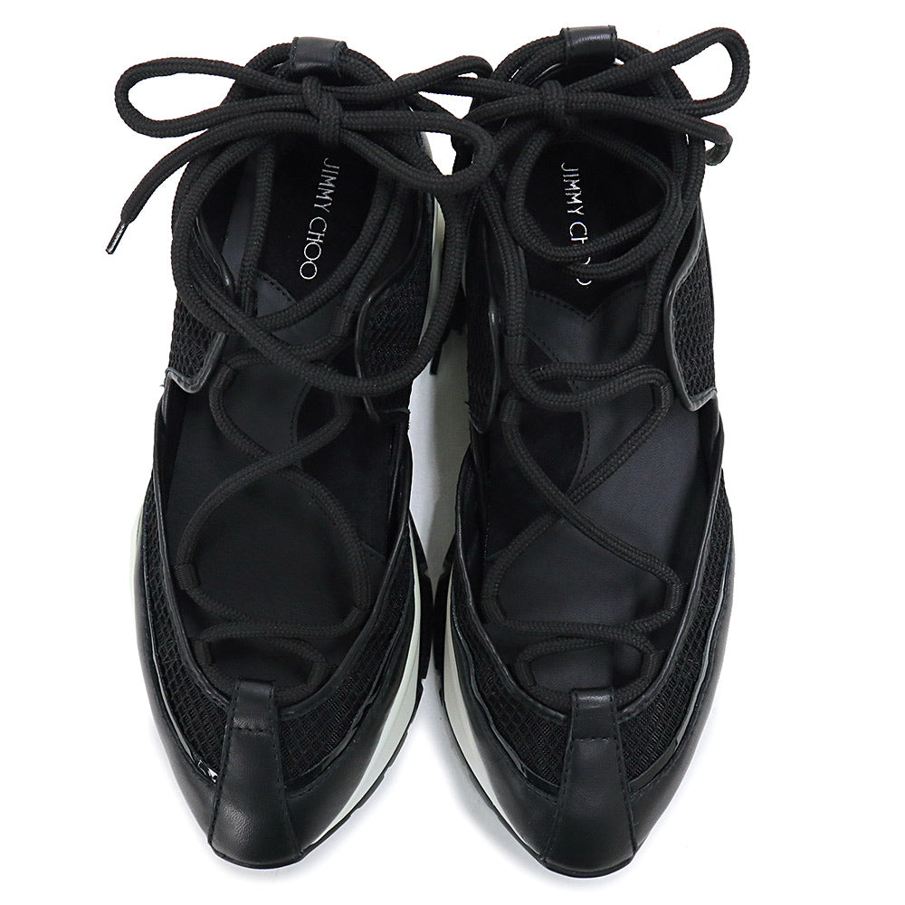 未使用保管品】ジミーチュウ JIMMY CHOO ミシガン 編み上げ スニーカー 