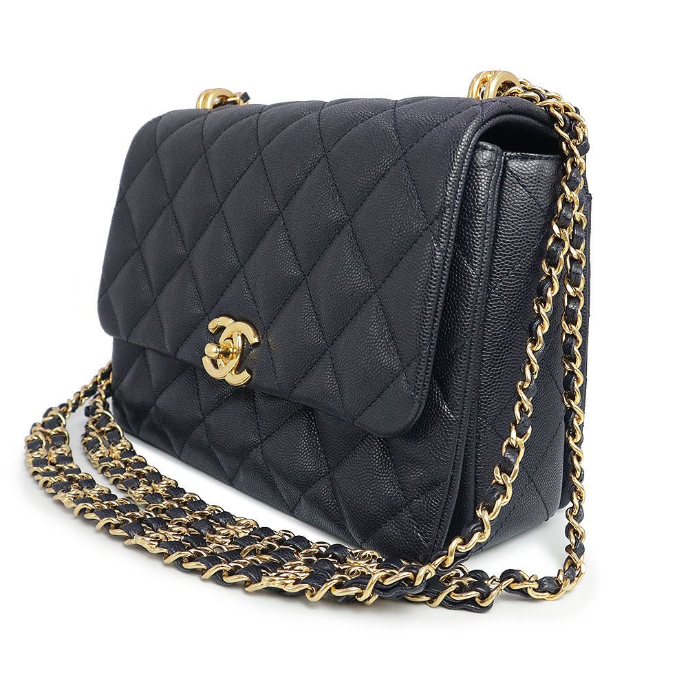 美品】シャネル CHANEL マトラッセ ココマーク フラップ