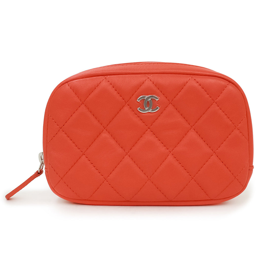 人気モデル✨CHANEL マトラッセ ラムスキン ポーチ 未使用 展示品】シャネル CHANEL マトラッセ クラシック ココ