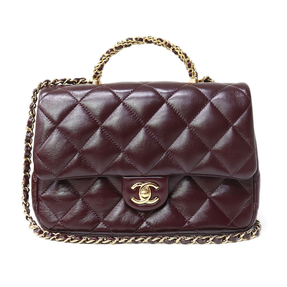シャネル CHANEL チェーンハンドバッグ メタリックブロンズ  フリンジ シャネル CHANEL フリンジ チェーンバッグ | Advanced Style