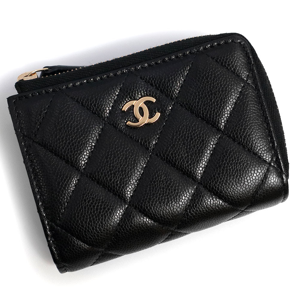 CHANEL シャネル タイムレス マトラッセ コンパクトウォレット ブラウン 楽天市場】【新品】 シャネル 財布 L字ファスナー スモール