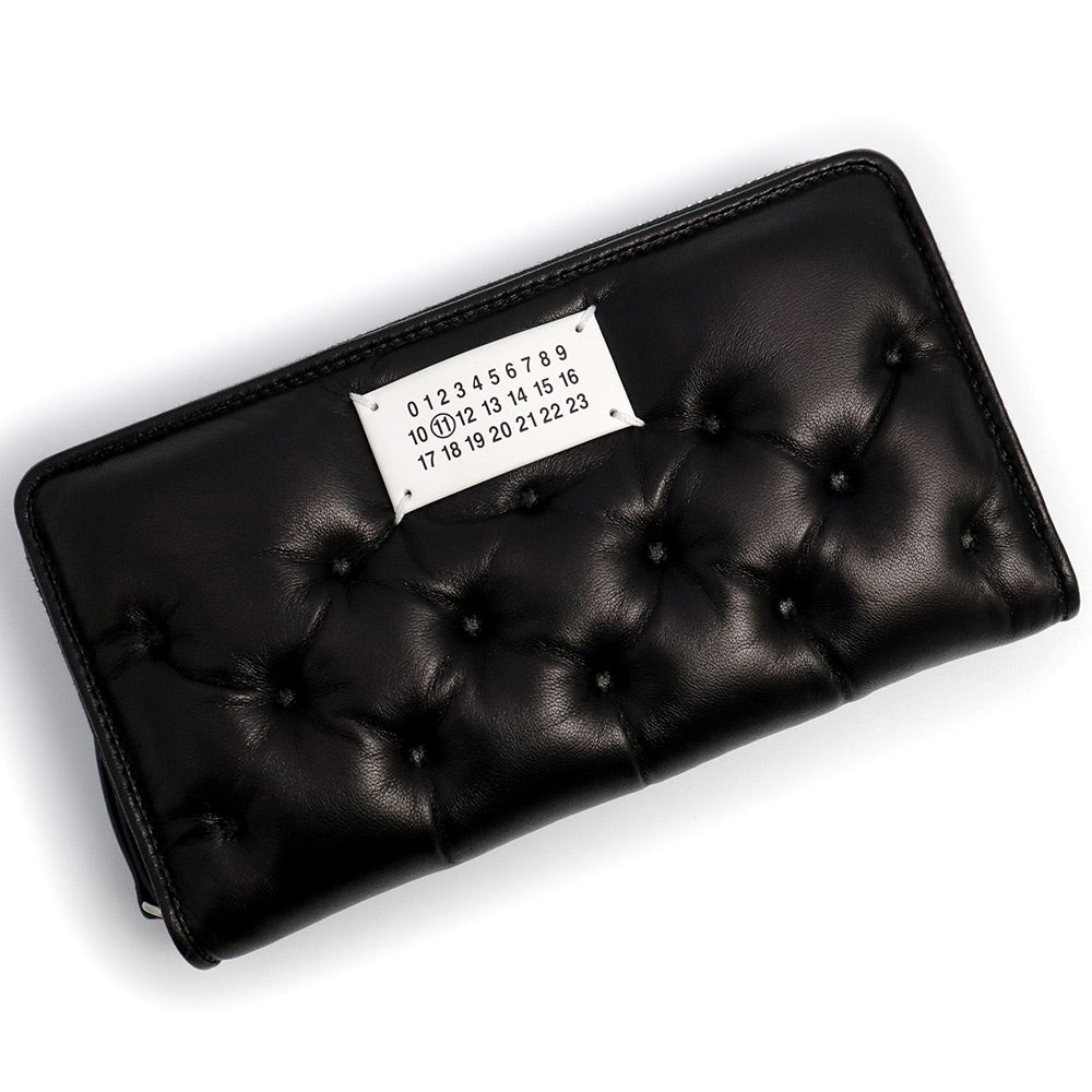 極美✨マルジェラ 長財布 レザー グラムスラム レザー 黒 グラムスラムロングウォレット｜MAISON MARGIELA｜MOGGIE CO-OP