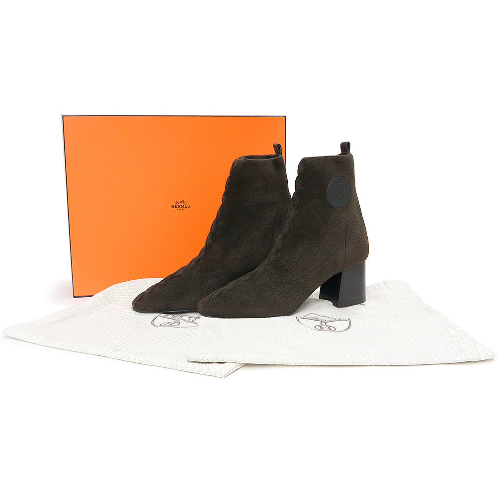 ❤美品❤【HERMES】ヴォルベール60 ソックスショートブーツ23cm HERMES ショートブーツ 《ヴォルヴェール》 60