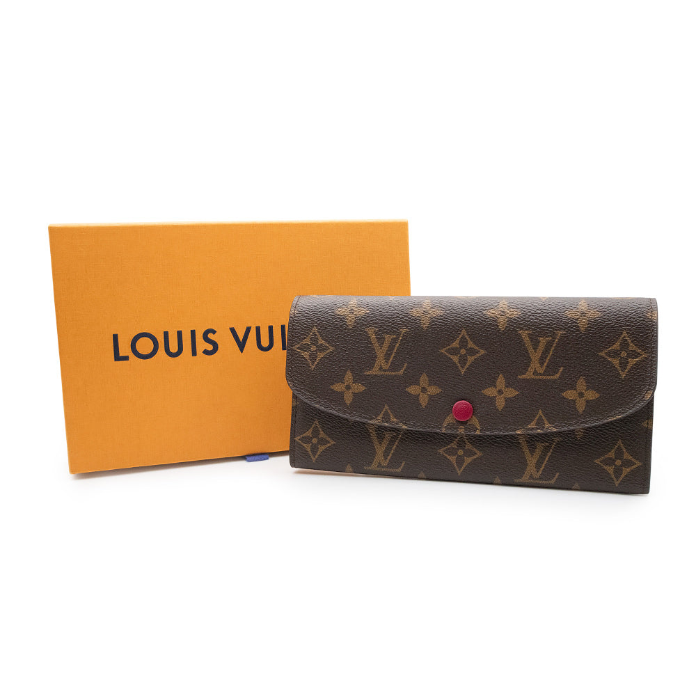 美品】ルイ ヴィトン LOUIS VUITTON ポルトフォイユ エミリー 二