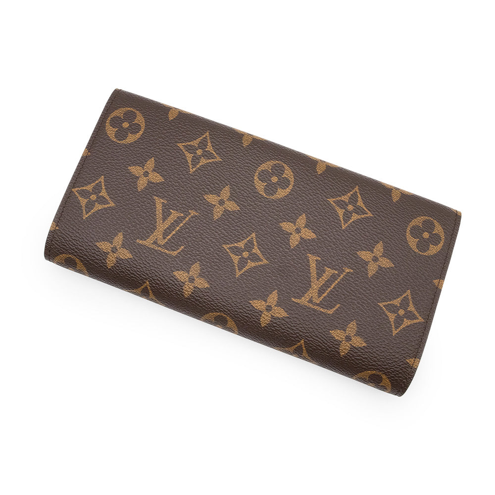 ルイヴィトン 二つ折り長財布 ポルトフォイユ エミリー フューシャ モノグラム 美品】ルイ ヴィトン LOUIS VUITTON ポルトフォイユ エミリー 二