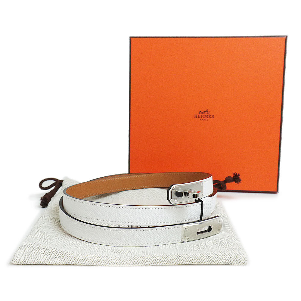【HERMES】やっぱり白が欲しい☆大人気ベルト ケリー18 シルバー ベルト 《ケリー》 18 | Hermès - エルメス-公式サイト