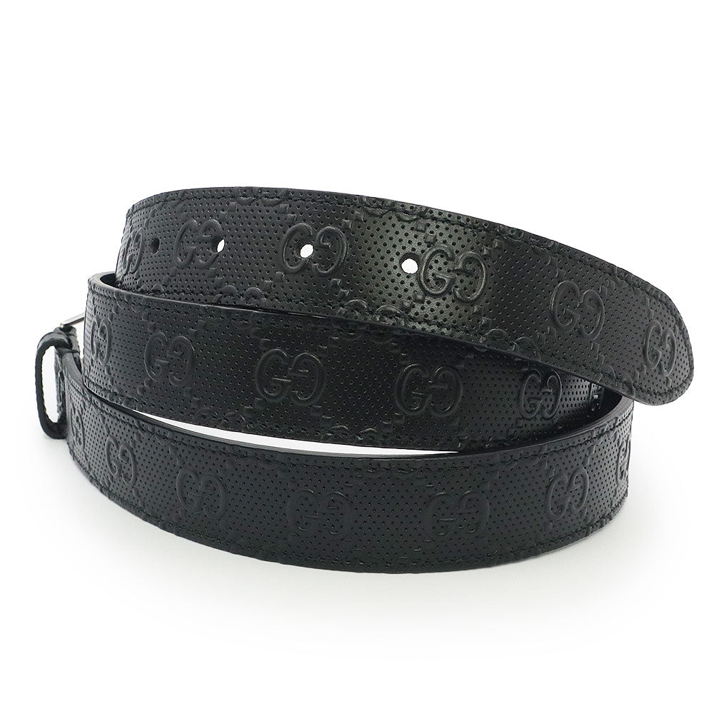GUCCI GGロゴバックル ベルト 黒 楽天市場】【新品】 グッチ ベルト スクエアバックル インター