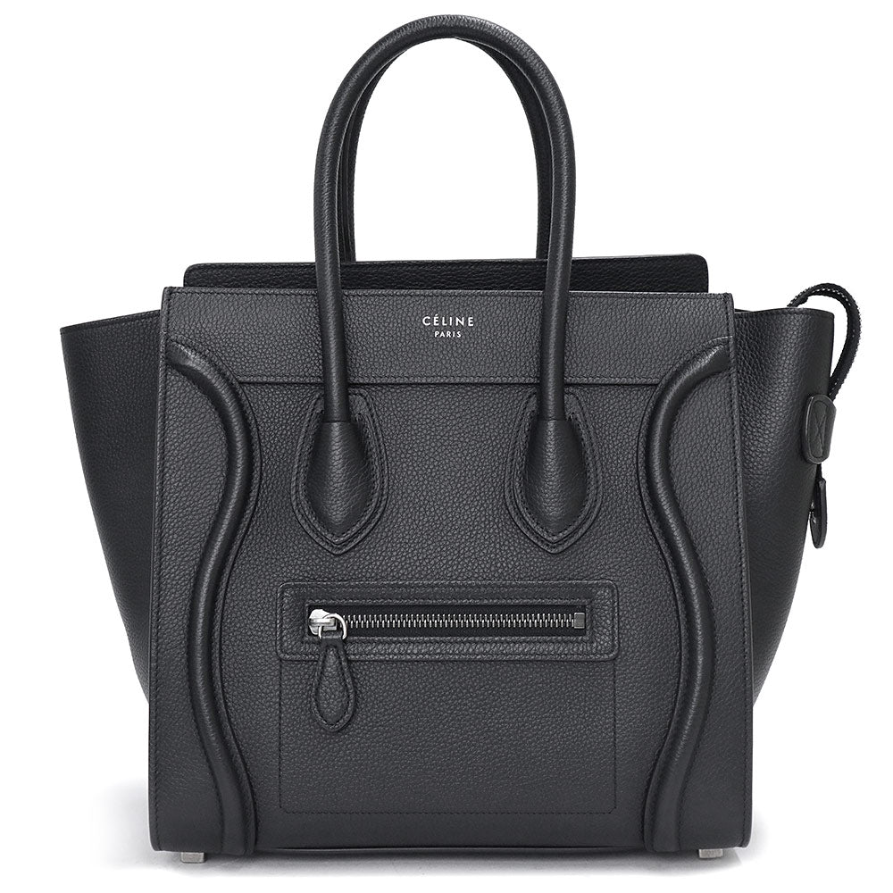 希少✨　CELINE フリンジ付きグレー バッグ CELINE セリーヌ ティーン ブザス トリオンフ 110413BF4