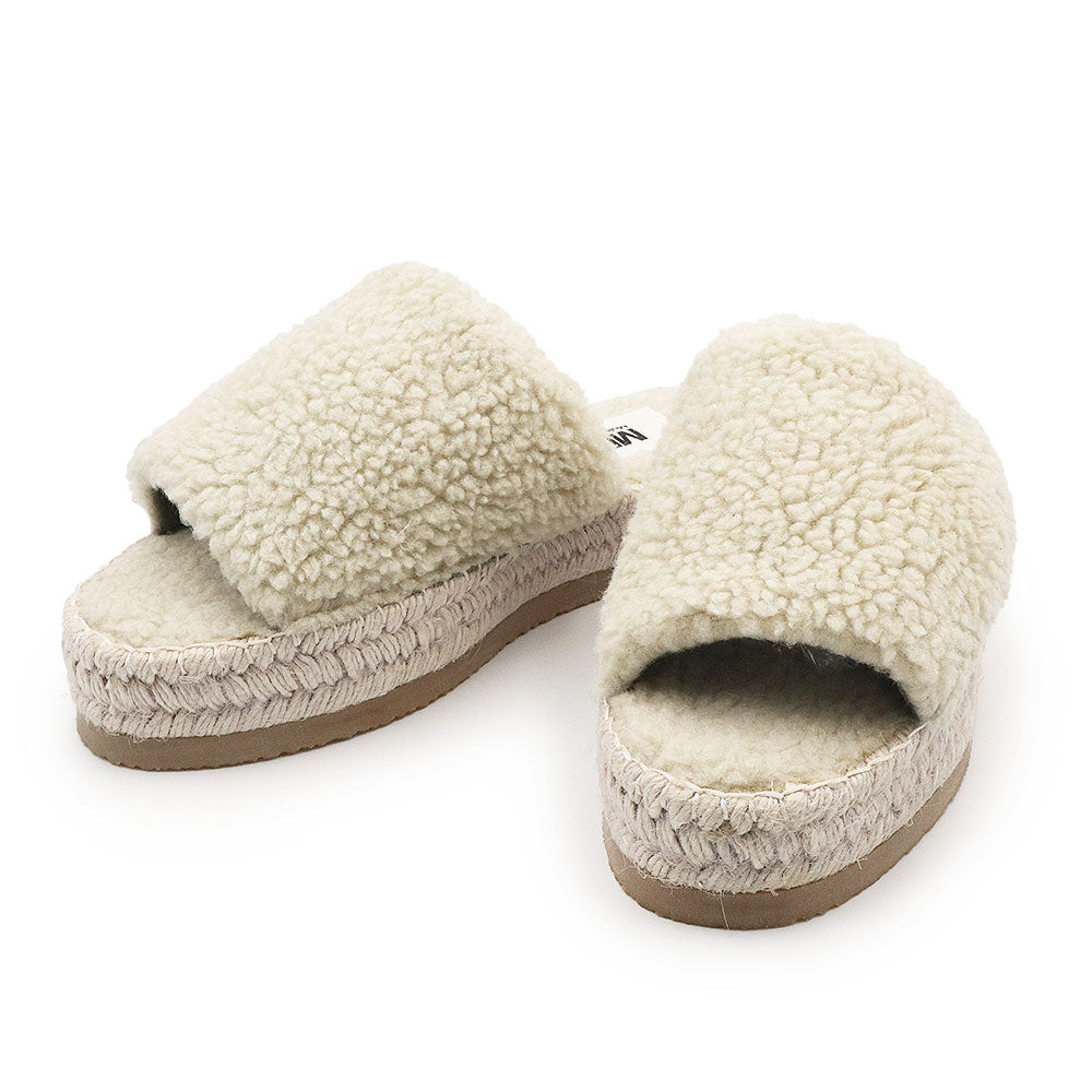 【II】美品 MM6 Maison Margiela ボアサンダル 未使用保管品】エムエムシックス メゾン マルジェラ MM6 Maison
