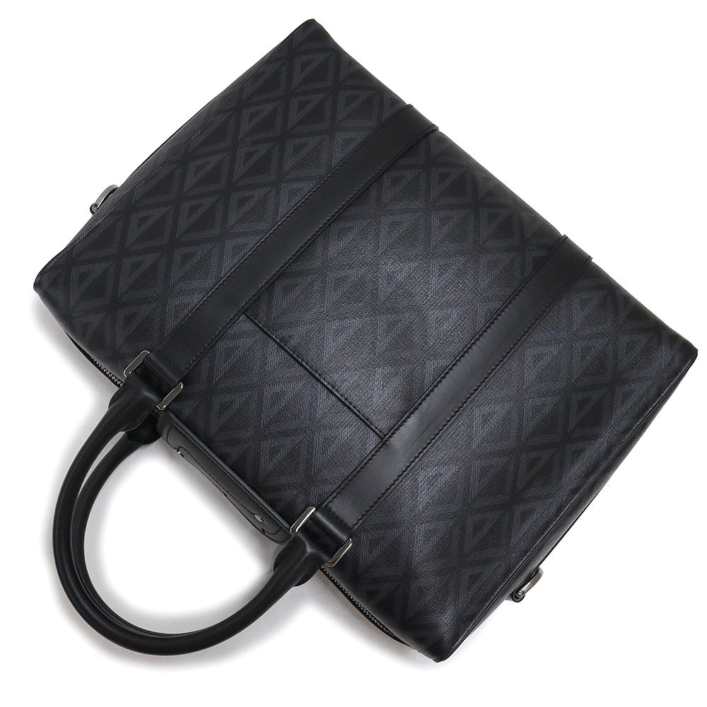 【極美品】ディオール ランゴCDダイヤモンド ビジネスバッグ 2way ブラック 極美品】ディオール ランゴCDダイヤモンド ビジネスバッグ 2way