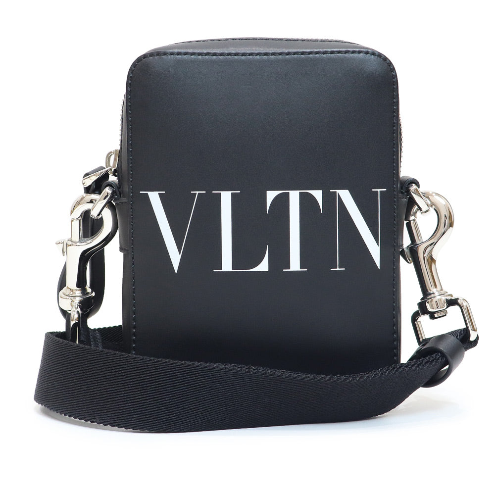 【極美品】ヴァレンティノ　ショルダーバッグ　2way　VLTN　レザー　ブラック ヴァレンティノ VALENTINO VALENTINO ショルダーバック P0W07 レザー