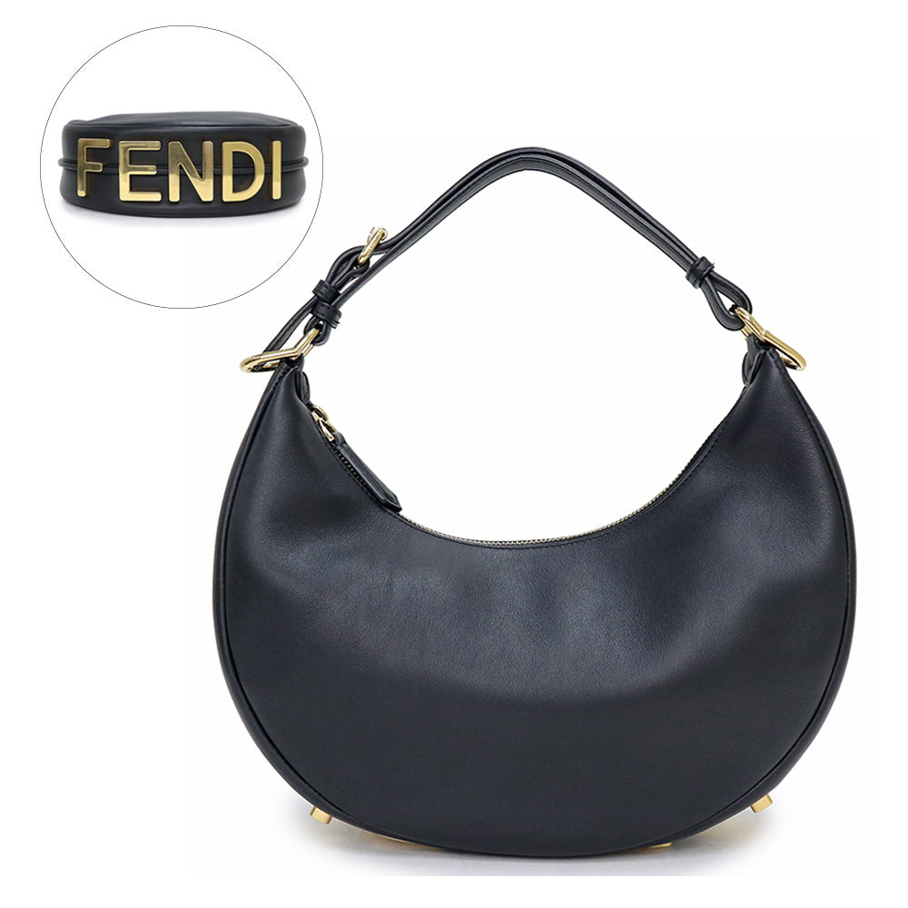 専用！【FENDI】美品！デザインベスト イタリア製 FENDI 24FW BY THE WAY レザー セレリア ミニ バッグ *DOVE GREY