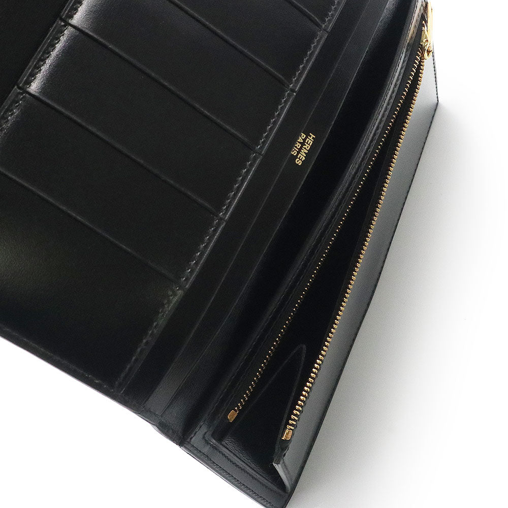 未使用 展示品】エルメス HERMES ベアン デュプリ 三つ折り長