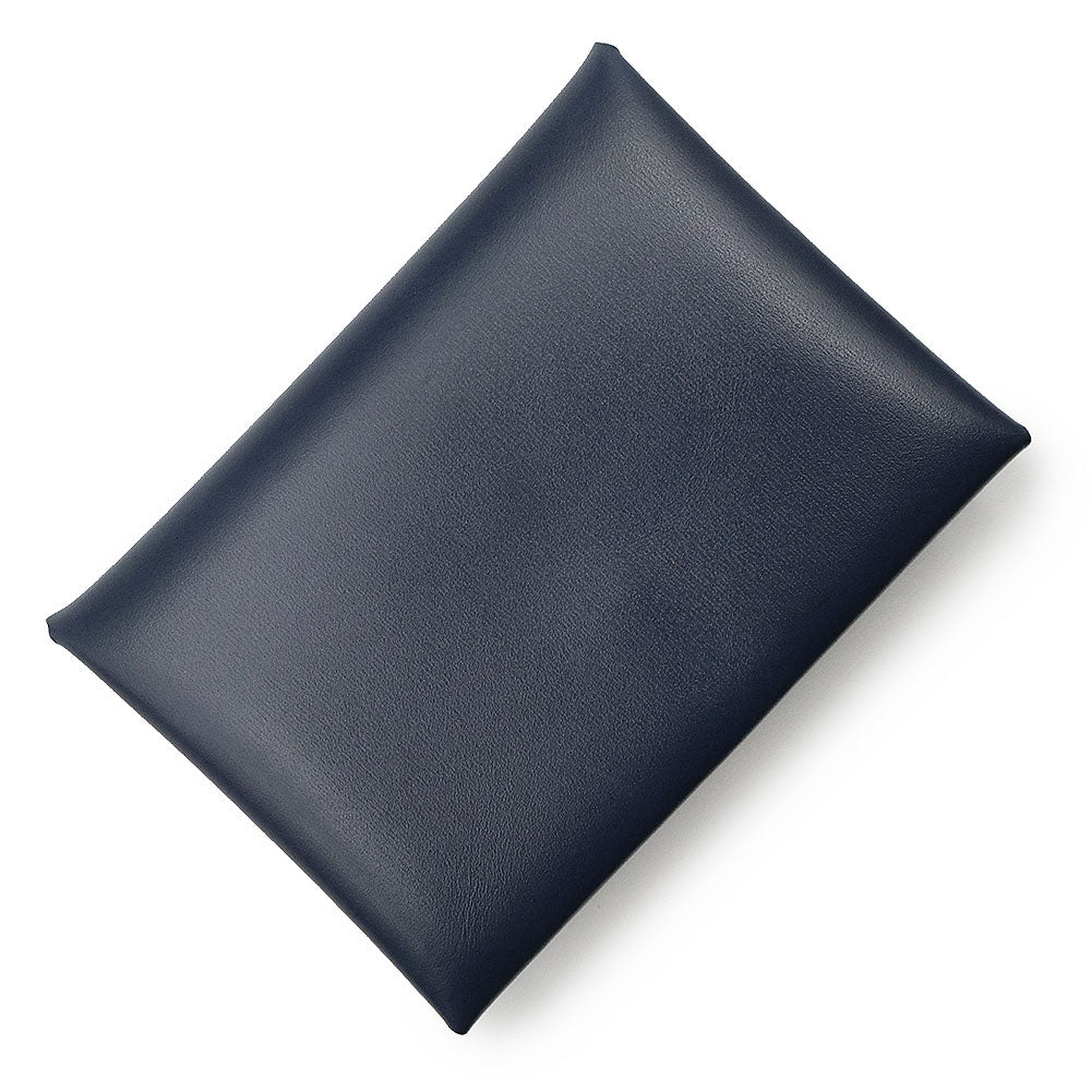 エルメス ドーヴィル コットン100％ シルバー金具 ポーチ ネイビー　超美品 エルメス ドーヴィル コットン100％ シルバー金具 ポーチ