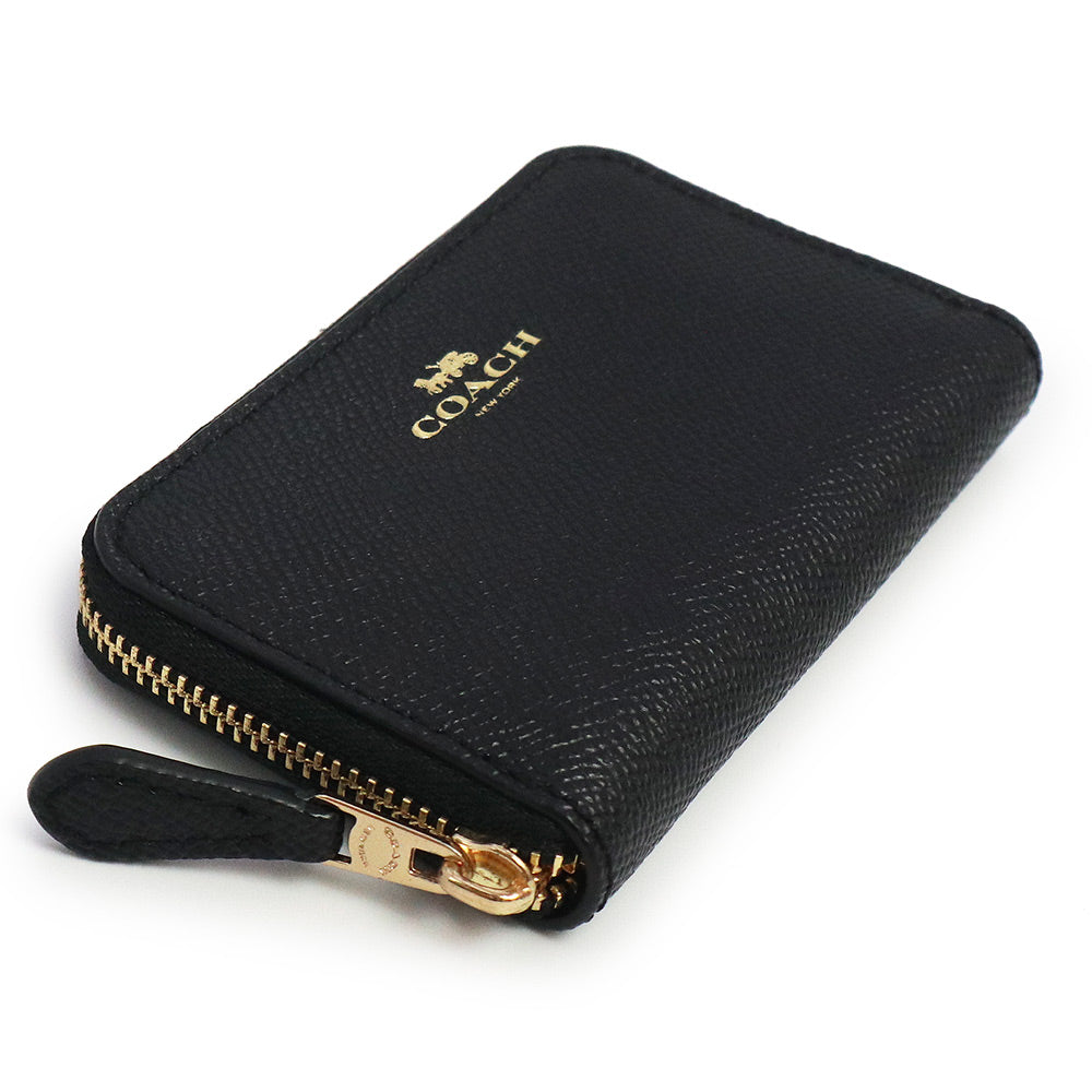 未使用級　COACH　カードケース　コインケース　小銭入れ　ラウンドジップ　黒 COACH 【並行輸入品】 コーチ コインケース 小銭入れ カード