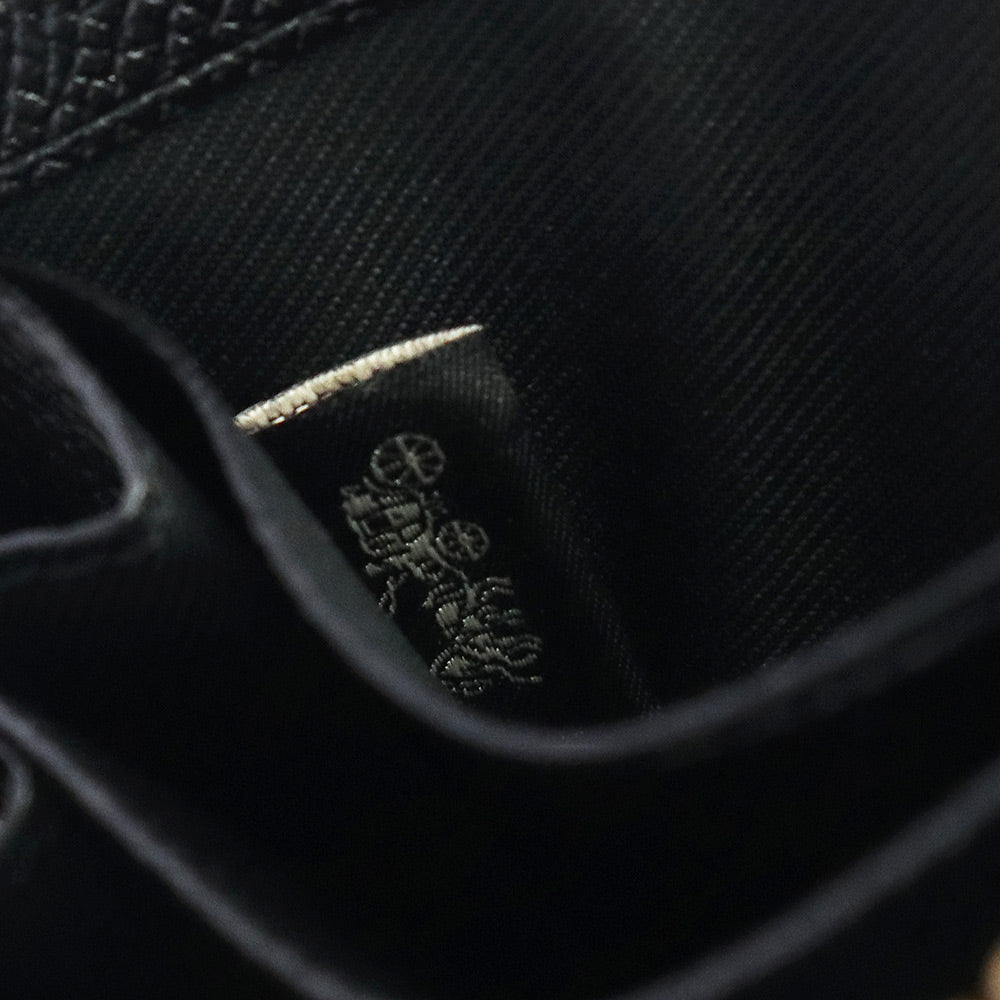 未使用級　COACH　カードケース　コインケース　小銭入れ　ラウンドジップ　黒 未使用 展示品】コーチ COACH ロゴ ラウンドファスナー コイン