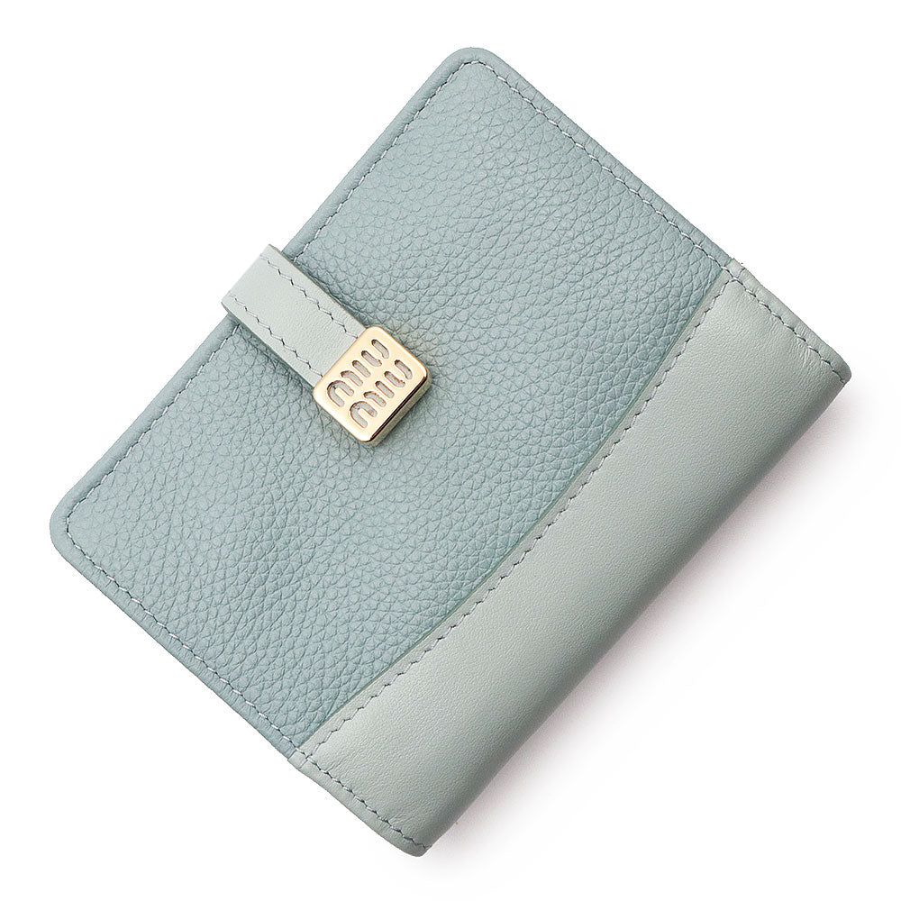 miu miu クラッチバッグ　グレー　ゴールド金具⭐︎ miu miu クラッチバッグ グレー ゴールド金具⭐︎ Miu Miu – THE