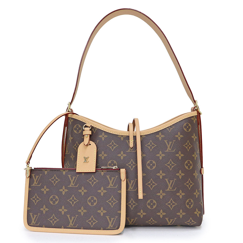 LOUIS VUITTON ショルダーバッグ ブラウン/ブラック LOUIS VUITTON 極 美品 ルイヴィトン アマゾン モノグラム ロゴ