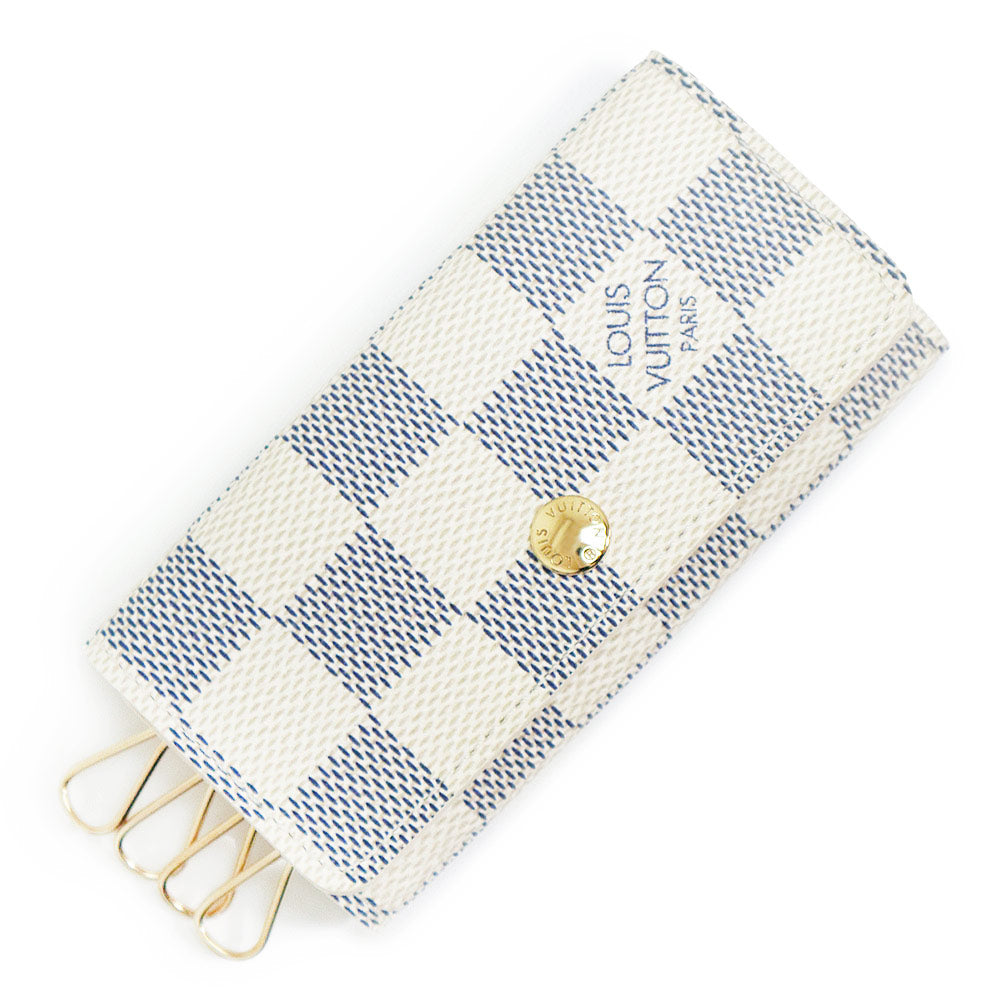 新品同様　ルイヴィトン　キーケース　ダミエ　アズール　白　ミュルティクレ　正規品 LOUIS VUITTON - ◇ルイヴィトン◇ ダミエ・アズール