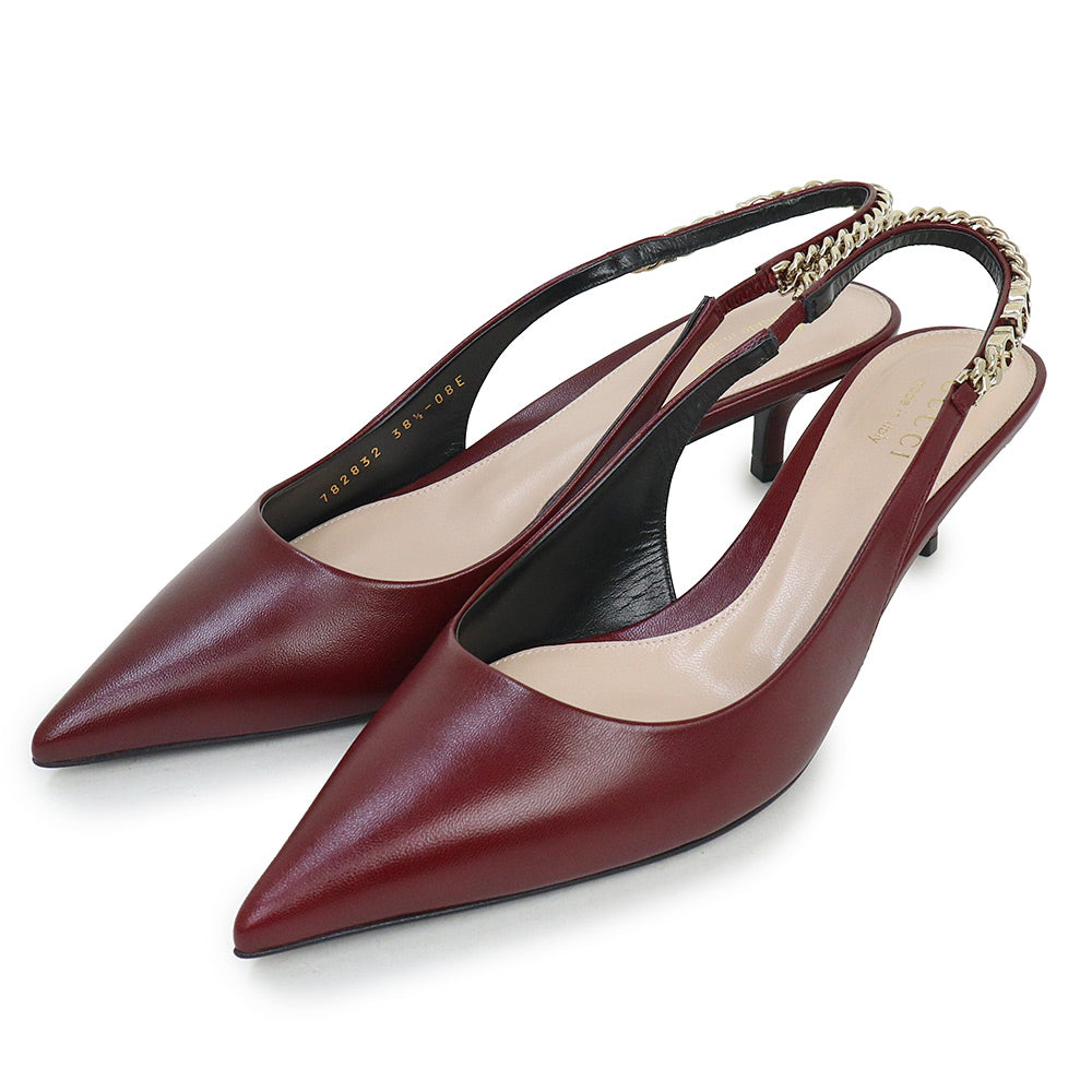 VALENTINO レッド アンクルストラップ パンプス ヴァレンティノ