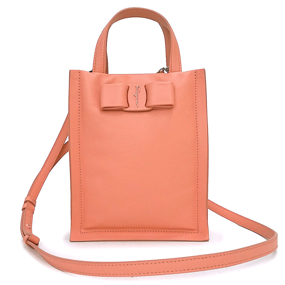 新品未使用】エールバッグ ジップ ミニ 黒×シルバー金具 K刻印