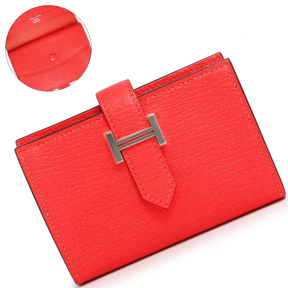 HERMES べアンミニ カードコインケース エルメス カードケース/コインケース（小銭入れ）/名刺入れ