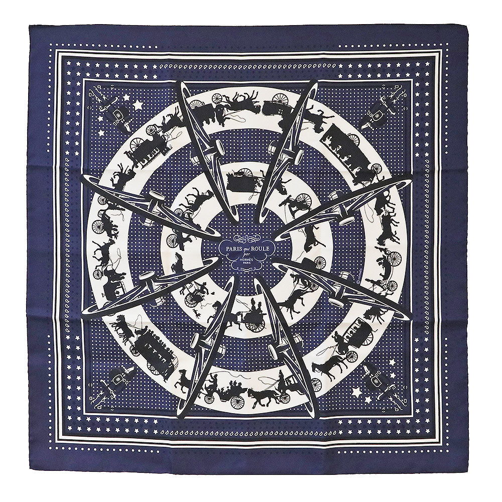 【エルメス】 ロゴリボン柄 サスペンダー ネイビー ヴィンテージ HERMES】ロゴリボン柄 サスペンダー ネイビー ヴィンテージ