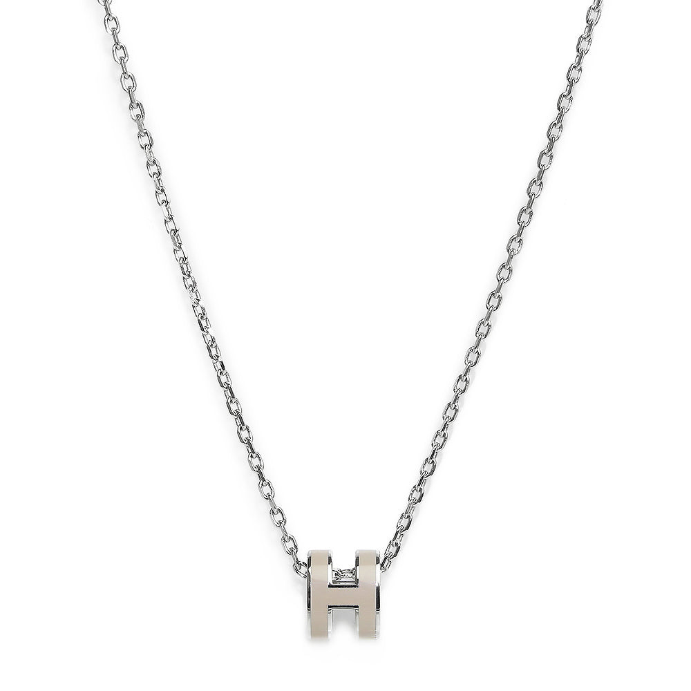 まる◎様　8/31まで　エルメス ミニポップアッシュ　ネックレス　マロングラッセ 新品・未使用品】エルメス HERMES ポップアッシュ ミニ ポップ H